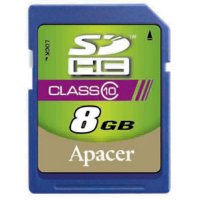   MicroSD 8Gb Apacer (AP8GMCSH10-RA) Class 10 microSDHC