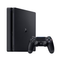  Sony PlayStation 4 Slim 1TB Black (CUH-2116B) + Uncharted 4 + The Last of Us + Ratchet & C