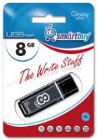 Smart Buy SB8GBGS-K  USB 2.0 8GB Glossy series Black