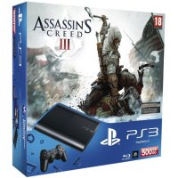   Sony PlayStation 3 500Gb CECH-4208C + : Assassin"s Creed IV. Black Flag (PS719
