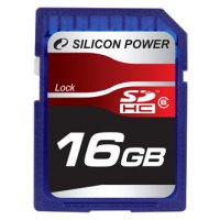   Silicon Power micro SDHC Card 16GB Class 10 + SD adapter / SP016GBSTH010V10-SP