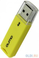  Qumo Tropic (QM4GUD-TRP-Yellow) USB2.0 Flash Drive 4Gb (RTL)