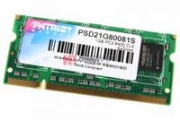  SO-DIMM DDRII 1024 Mb (pc-6400) 800MHz Patriot