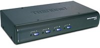 TRENDnet TK-423K 4-port USB PS/2 Audio KVM Switch Kit( PS/2+ USB/PS/2+VGA15pin+audio)