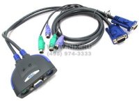  ATEN (CS-62) 2-port PS/2 KVM Switch