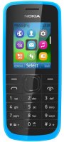   Nokia 109 Cyan (DualBand, LCD160x128@65K, EDGE,16Mb+microSD, , MP3, FM)