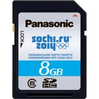   SD 8Gb Panasonic SDHC Olympic, Silver, 20MB/s, Class 6
