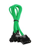 BitFenix Molex to 3x3-pin 7V 20cm Green-Black -  