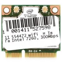 Intel (7260HMWBN) Intel Wireless-N 7260 mini PCI-E WiFi b/g/n + BT4.0 (OEM) + 2  (39970)