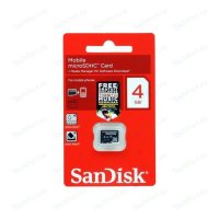   Sandisk microSD 4GB Class 4 (SDSDQM-004G-B35)