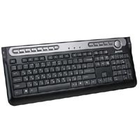 A4Tech KX-5MU Black, Slim Keyboard PS/2 +      + USB HUB2.0