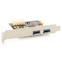  PCI-E x1 to 2 port USB 3.0,  EJ168A, FG-EU305A-2-CT01, Espada (box)