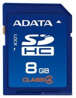 A-Data ASDH8GCL4-R   8GB Secure Digital Card SDHC Class 4