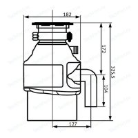    Franke DS MD 1/2 HP (134.0059.564)