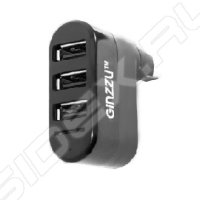   Card Reader Ginzzu GR-137UB 3.5" Card Reader All in 1, 4xUSB 2.0, SDXC, 