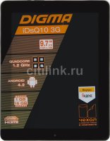  Digma iDsQ10 ARM Cortex A7 1.0 , 9.7", 1 GB, 16 GB Flash, Google Android, 