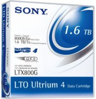   Sony Ultrium LTO4 1.6TB (LTX800GN-LABEL) (800Gb native), bar code labeled