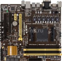   Asus A55BM-PLUS Socket-FM2+ AMD A55 DDR3 mATX AC`97 8ch(7.1) GbLAN SATA2 RAID VGA+