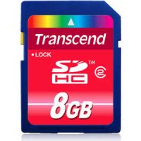 - SDHC 8  Transcend , Class 2 Card Reader ( TS8GSDHC2-P2 )