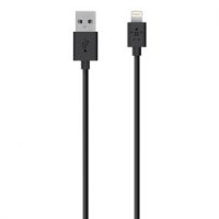 Belkin F8J023bt2M-BLK Lightning to USB Cable, Black    iPhone/iPad/iPod, 