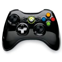   Microsoft Xbox 360 Wireless Controller 43G-00059 black chrome original