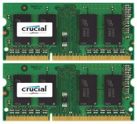   Crucial PC3-10600 SO-DIMM DDR3L 1333MHz CL9 - 2Gb KIT (2x1Gb) CT2KIT12864BF1339