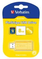 Verbatim 47 389  USB 2.0 8GB PinStripe, USB 2.0, 