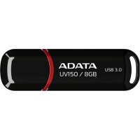 USB - A-Data USB Flash 8Gb - UV150 Classic USB 3.0 Black AUV150-8G-RBK