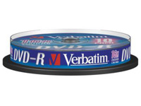   DVD-R Verbatim 4,7Gb 16x CakeBox (43523) 10 