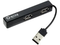 USB- 4  (5bites HB24-204BK) ()