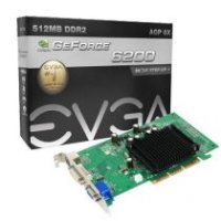 EVGA 512-A8-N403-EL  AGP GeForce 6200 512Mb GDDR2 64bit 350/532Mhz DV/D-Sub/S-Video RTL