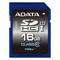 A-Data ASDH16GUICL10-R   16GB Secure Digital Card SDHC Class 10 UHS-I
