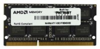   SO-DIMM DDR-III AMD 4Gb 1333Mhz PC-10600 (R334G1339S1S-UGO) OEM