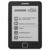   Digma E624 6" E-Ink Pearl 600Mhz 128Mb, 4Gb, microSDHC 