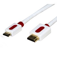   Promate HDMI to mini-HDMI linkMate-H2 White