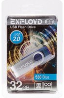  USB Flash Drive 32Gb - Exployd 530 Blue EX032GB530-Bl