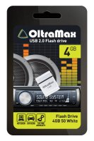 USB - OltraMax USB Flash 4Gb - 20 White OM004GB20-W