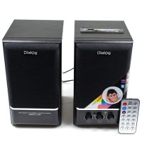  Dialog Disco AD-07 Black 2*12W RMS - , FM , USB+microSD reader,  