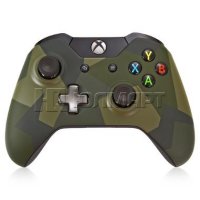   Microsoft Controller for Xbox One [J72-00021], [Xbox One], green camoflage, 
