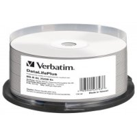  BD-R Verbatim 25Gb 6x Cake Box Printable LightScribe (25 .) (43743)