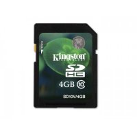   Kingston (SD10V/4GB) SecureDigital High Capacity (SDHC) Memory Card 4Gb Class10