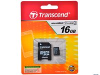  MicroSDHC 16GB Class4 Transcend (TS16GUSDHC4)