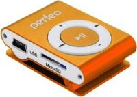  MP3 flash Perfeo Music Clip Titanium Dark Red