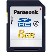   Panasonic SDHC 8Gb 20MB/s, Class 4 (RP-SDLB08GD0)