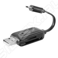  Ginzzu GR-325B OTG  Type C/microUSB/USB2.0, SD/SDXC/SDHC/MMC microSDXC/SDXC/SDHS