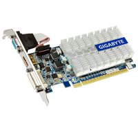  PCI-E 2.0 GIGABYTE GeForce 210, GV-N210SL-1GI, 1 , DDR3, Low Profile, Ret