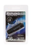  Exployd USB Flash 16Gb - 510 Black EX016GB510-B