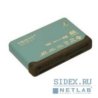  (AII in 1) USB 2.0 Orient Mini CR-02BR Black