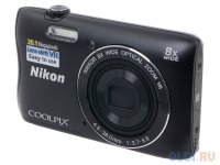  Nikon CoolPix S3700 / 20.1Mpix Zoom8x 2.6" 720p 25Mb SDXC CCD 1x2.3 IS opt 2m