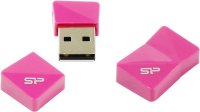  USB Flash Drive 4Gb - Silicon Power Touch T08 USB 2.0 Pink SP004GbUF2T08V1H